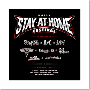 Stay at home fest Posters and Art